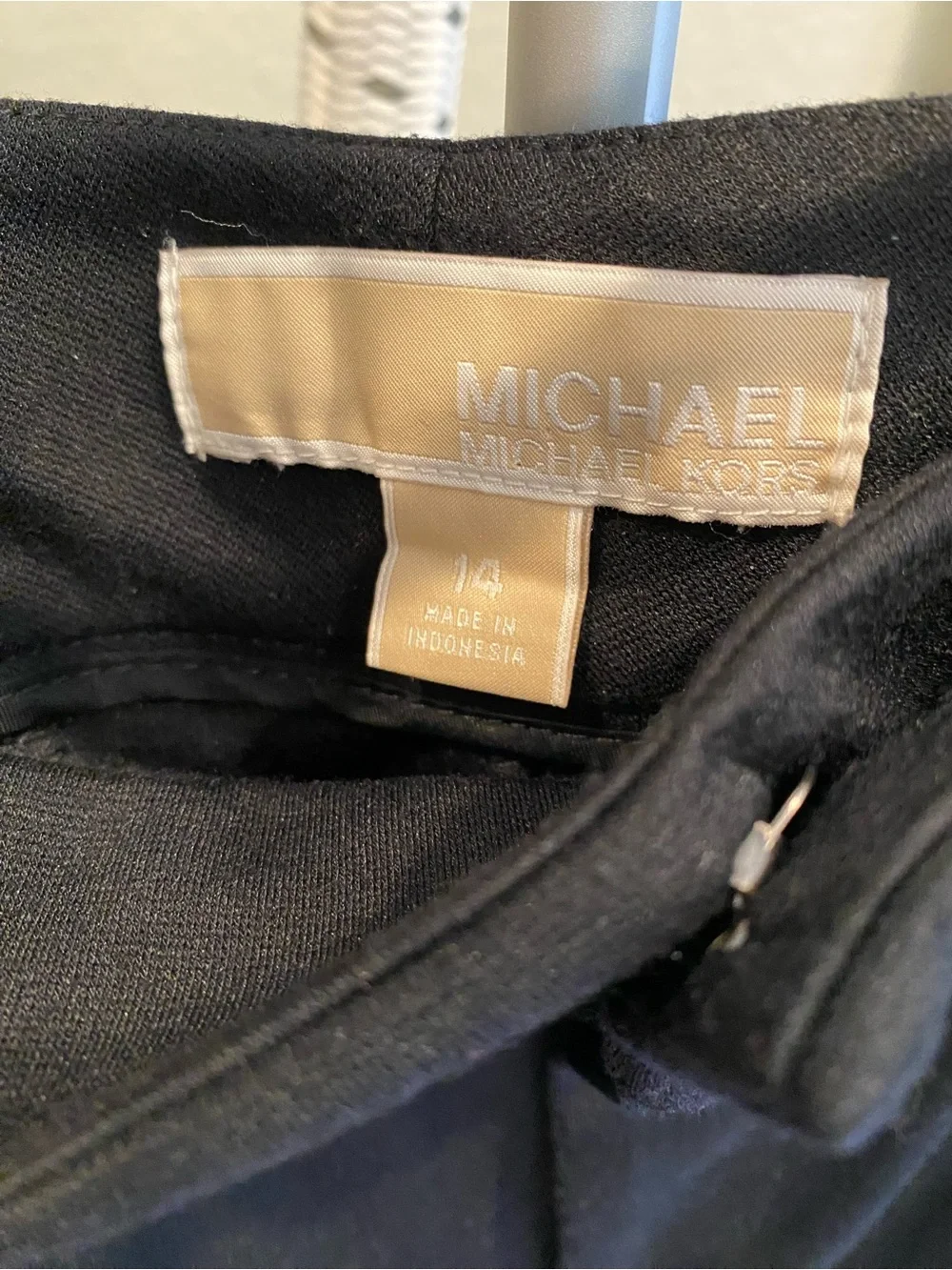 Michael Kors Black Tailored Stretch Dress Pants